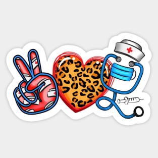 Peace Love Nursing Sticker